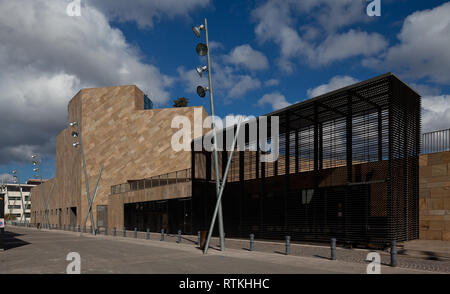 Frankr Aix-en-Provence Grand ThŽ‰ tre de Provence 60689 Au § enansicht mit kŠfigartigem Anbau 2007 von Gregotti Architekten Stockfoto