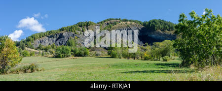 Landschaft in der Nähe von Allos See in den französischen Alpen Stockfoto