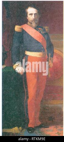 NAPOLEON III. Charles-Louis-Napoléon Bonaparte. Stockfoto
