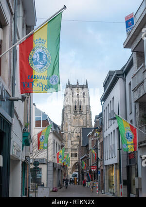 Szenen in Tongeren, Flandern in Belgien Stockfoto