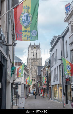 Szenen in Tongeren, Flandern in Belgien Stockfoto