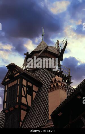 Haut-Koenigsbourg Elsass Frankreich Stockfoto