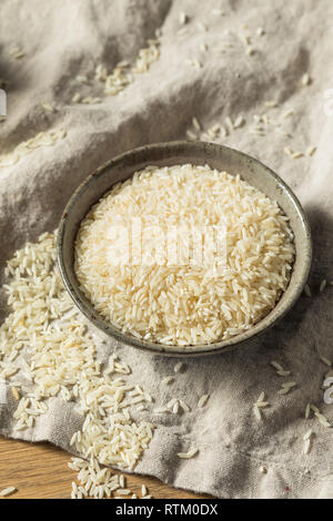 Chemische Rohstoffe Organische weißer Reis fertig zu kochen Stockfoto