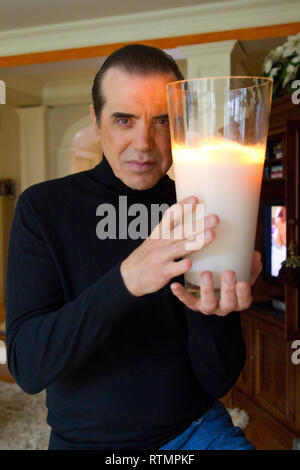 Bedford, USA. 27 Jan, 2012. Chazz Palminteri am Deckel Fotoshooting für Kantenmagazin am Chazz Palminteri Residence in New York, USA. Quelle: Steve Mack/S.D. Mack Bilder/Alamy Stockfoto