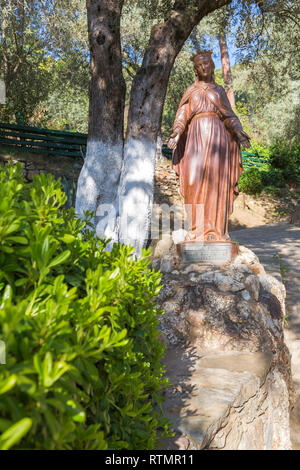 Statue der Jungfrau Maria, Heilige Jungfrau Maria Haus, Ephesus, Selcuk, Provinz Izmir, Türkei Stockfoto