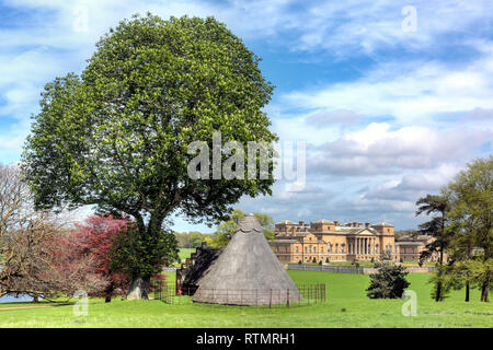 Eis-Haus, Holkham Hall, Norfolk, England, UK Stockfoto