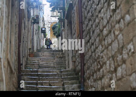 Die Altstadt von Dubrovnik Korridor Stockfoto