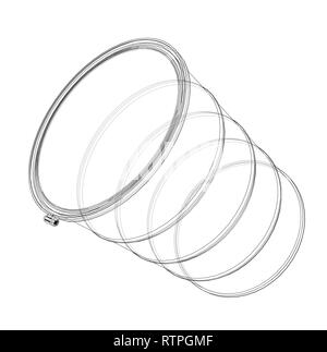 Barrel Erdöl. Vektor Rendering von 3d Stock Vektor