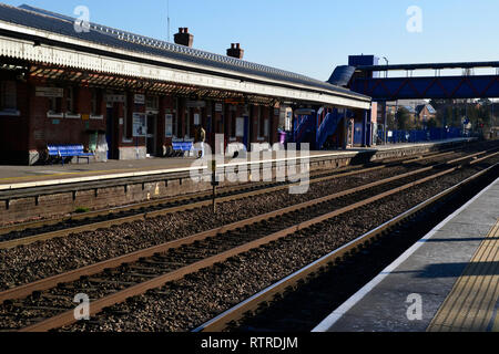 Princes Risborough Bahnhof, Princes Risborough, Buckinghamshire, Großbritannien Stockfoto