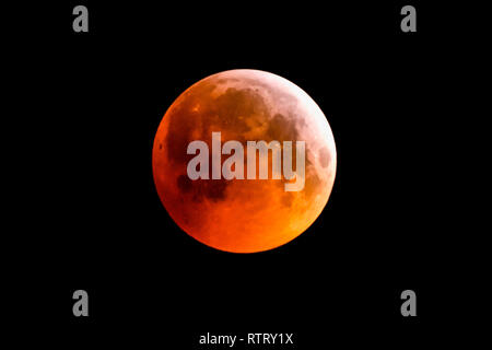 Supermoon Stockfoto