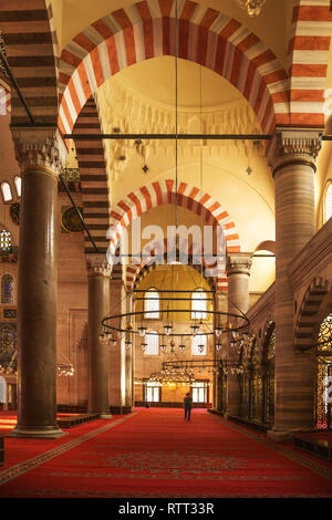Die berühmten Suleymaniye Moschee, Istanbul, Türkei - 19. September 2018. Stockfoto