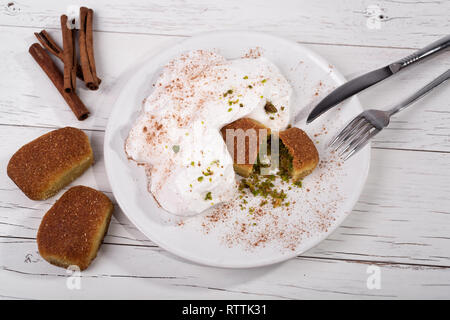 Kerebic Dessert; türkisches Dessert. Hatay, Adana, Mersin Region ein besonderes Dessert, Türkei Stockfoto