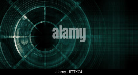 Schnelle Internet-Verbindung mit niedriger Latenz Ping Stockfoto