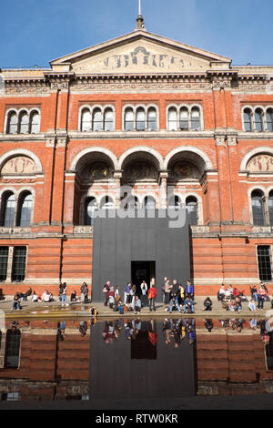 Victoria und Albert, V&A, V und A, Museum, der, Welt, führenden, Museum, der, ein, Kunst und Design, South Kensington, London, England, Englisch, UK, GB, Großbritannien, Stockfoto