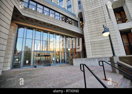 Toronto, Canada-March 1, 2018: Thomas Fisher Rare Book Library Gebäude der Universität von Toronto, die größte Sammlung von öffentlich zugänglichen Ra Stockfoto