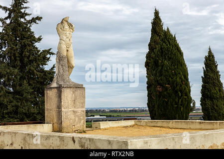 Italica (nördlich des heutigen Santiponce, 9 km NW von Sevilla, Spanien) ist eine wunderbare und gut erhaltene römische Stadt und der Geburtsort des römischen Kaisers Stockfoto