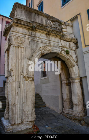 Arco di Riccardo in Triest, Italien Stockfoto