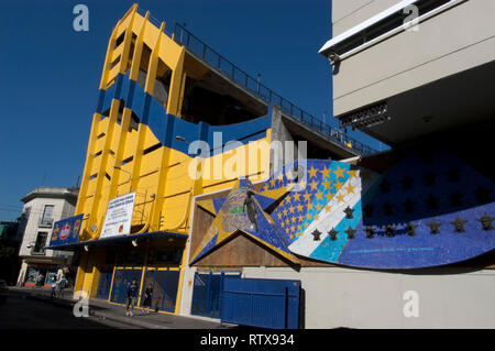 Alberto J. Armando oder La Bombonera Stadion, Heimat der Fußballmannschaft Boca Juniors, Buenos Aires, Argentinien Stockfoto