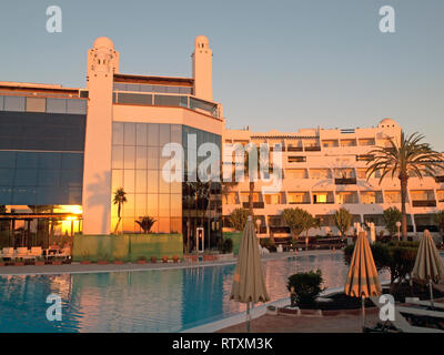 Das Hotel Timanfaya Palace Hotel in Playa Blance, Lanzarote Stockfoto