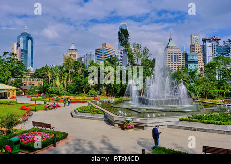 China, Hongkong, Hong Kong Island, Zoologische und Botanische Gradens Stockfoto