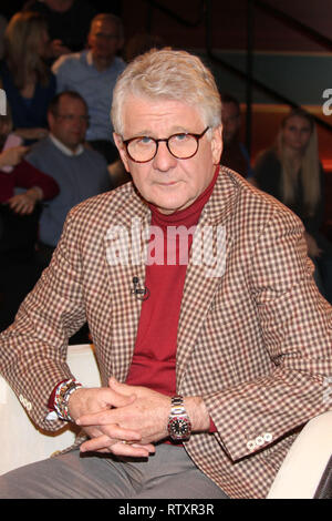 Gäste Talkshow 'Markus Lanz" in Hamburg bietet: Marcel Reif, Journalist, Wo: Hamburg, Deutschland Wann: 30 Jan 2019 Credit: Becher/WENN.com Stockfoto