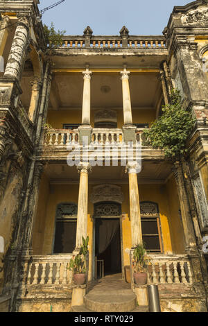 Alte französische Gebäude in Phnom Penh, Kambodscha Stockfoto