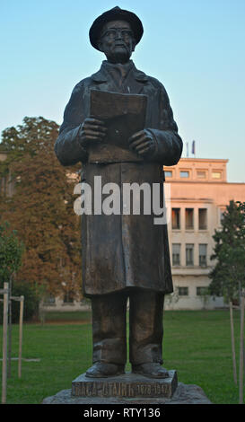 NOVI SAD, Serbien - September 21 2018 - Denkmal der Vasa Stajijc Stockfoto