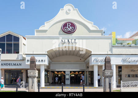 Eingang zum Renaissance Shopping Mall, Lloyd G. Smith Boulevard, Oranjestad, Aruba, ABC-Inseln, Leeward Antillen, Karibik Stockfoto