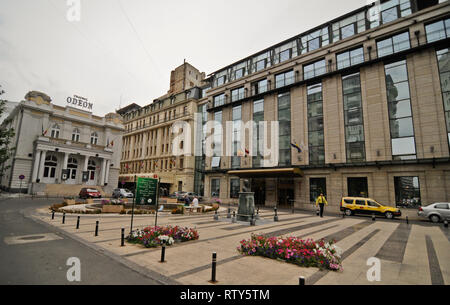 Odeon Theater und Majestic Hotel, Bukarest, Rumänien Stockfoto