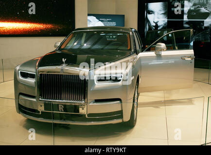 Das BMW-Museum in München Bayern Deutschland Stockfoto