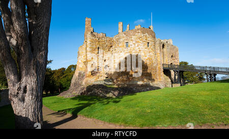 Dirleton Castle in East Lothian, Schottland, Großbritannien Stockfoto