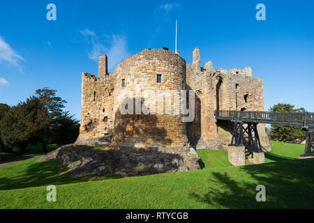 Dirleton Castle in East Lothian, Schottland, Großbritannien Stockfoto