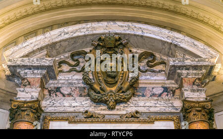 Von der Sakristei von St. Peters Basilika in Rom, Italien. Stockfoto