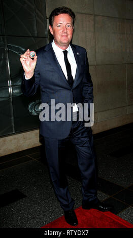 New York, USA. 27 Mär, 2008. Piers Morgan am Donnerstag, März 27, 2008 'Celebrity Apprentice' Finale, von Donald Trump im Rock Center Cafe in New York, USA gehostet werden. Quelle: Steve Mack/S.D. Mack Bilder/Alamy Stockfoto