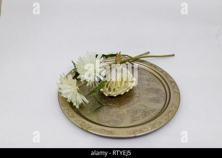 Traditionelle türkische Kaffee Set Stockfoto
