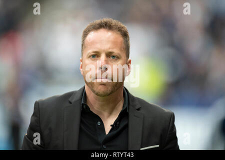 Vancouver, Kanada. 2. März 2019. Coaching seine erste Saison Spiel für die Vancouver Whitecaps, neuen Cheftrainer Marc Dos Santos. Minnesota gewinnt 3-2 über Vancouver. Vancouver Whitecaps vs Minnesota United FC BC Place Stadium. © Gerry Rousseau/Alamy leben Nachrichten Stockfoto