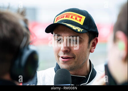 Austin, Texas, USA. 03 Mär, 2019. Jeff Ricca #78 mit team GenRacer nimmt die Win TC Klasse 2. Rennen in der Hyundai Genesis Coupé an der Blancpain GT World Challenge, Stromkreis des Americas in Austin, Texas. Mario Cantu/CSM/Alamy leben Nachrichten Stockfoto