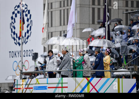 Tokio, Japan. Credit: MATSUO. 3 Mär, 2019. Yuriko Koike Marathon: Tokyo Marathon 2019 in Tokio, Japan. Credit: MATSUO. K/LBA SPORT/Alamy leben Nachrichten Stockfoto