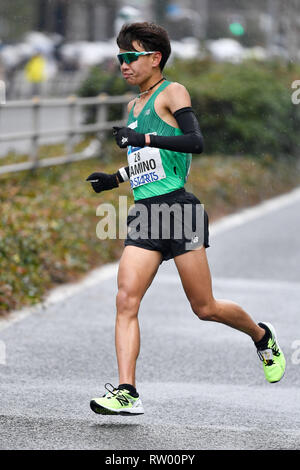 Tokio, Japan. Credit: MATSUO. 3 Mär, 2019. Daichi Kamino Marathon: Tokyo Marathon 2019 in Tokio, Japan. Credit: MATSUO. K/LBA SPORT/Alamy leben Nachrichten Stockfoto