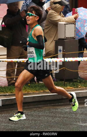 Tokio, Japan. 3 Mär, 2019. Daichi Kamino (JPN), 3. März 2019 - Marathon: Tokyo Marathon 2019 in Tokio, Japan. Credit: Sho Tamura/LBA SPORT/Alamy leben Nachrichten Stockfoto
