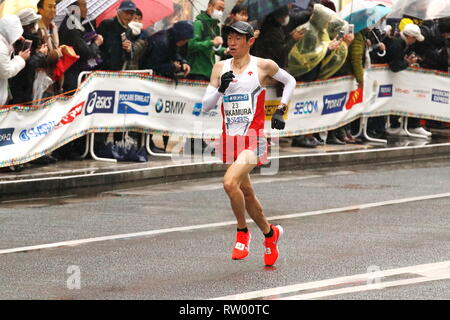 Tokio, Japan. 3 Mär, 2019. Shogo Nakamura (JPN), 3. März 2019 - Marathon: Tokyo Marathon 2019 in Tokio, Japan. Credit: Sho Tamura/LBA SPORT/Alamy leben Nachrichten Stockfoto