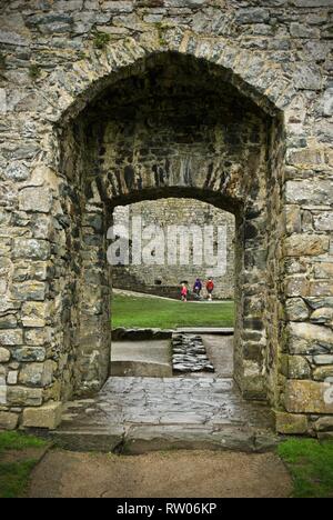 Harlech Castle, Harlech, Gwynedd, Wales, Großbritannien Stockfoto