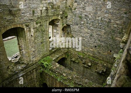 Harlech Castle, Harlech, Gwynedd, Wales, Großbritannien Stockfoto