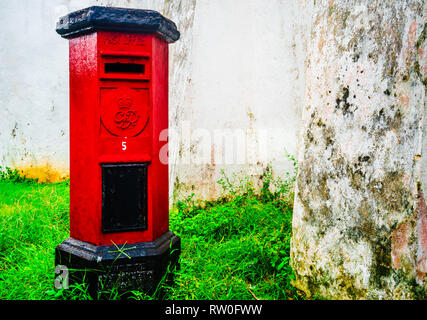 Bunker in der Stadt Galle, ein Überbleibsel der alten kolonialen Vergangenheit Sri Lankas Stockfoto