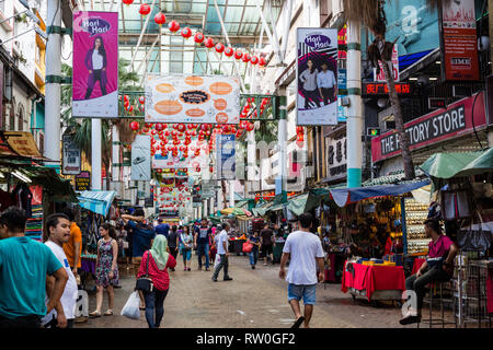 Jalan Petaling Street Market, Chinatown, Kuala Lumpur, Malaysia. Stockfoto