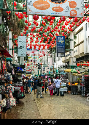 Jalan Petaling Street Market, Chinatown, Kuala Lumpur, Malaysia. Stockfoto