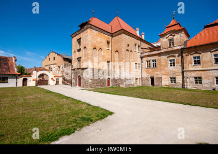 Prämonstratenserkloster, Zeliv, Region Pilsen Tschechische Republik Chateau Christian Stockfoto