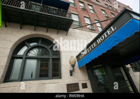 The Haunted Hotel Lafayette, Marietta, OH Stockfoto