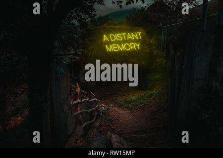 Abstraktes Schreiben Stockfoto