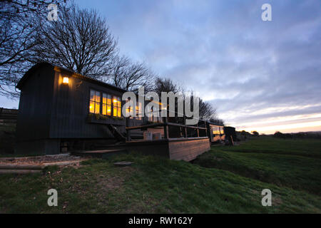 Hog Deer Creek, Port Lympne Stockfoto